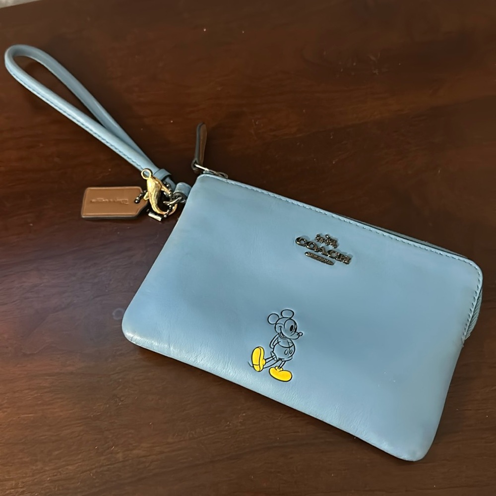 Coach Wallet with disney Logo